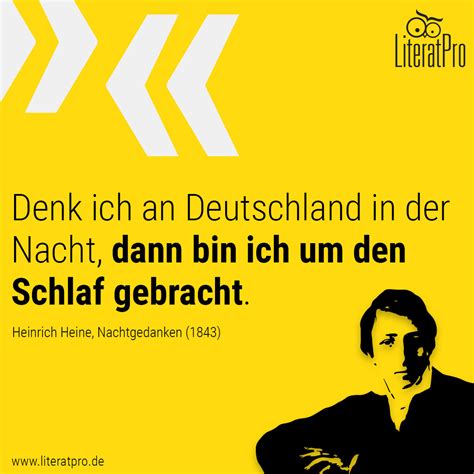 denk ich an prada in der nacht|Nachtgedanken – Heine .